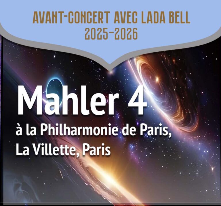Préparation avant concert Mahler Symphonie n°4