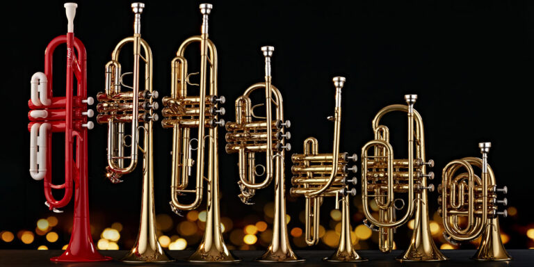 Trompette instrument de musique classique et jazz